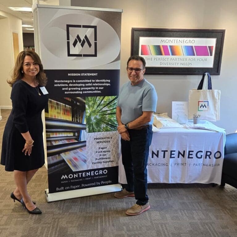 Ed and Irma at Montenegro Rebrand Event